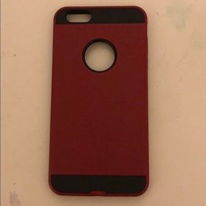 Red and black iPhone 6-6s plus case
